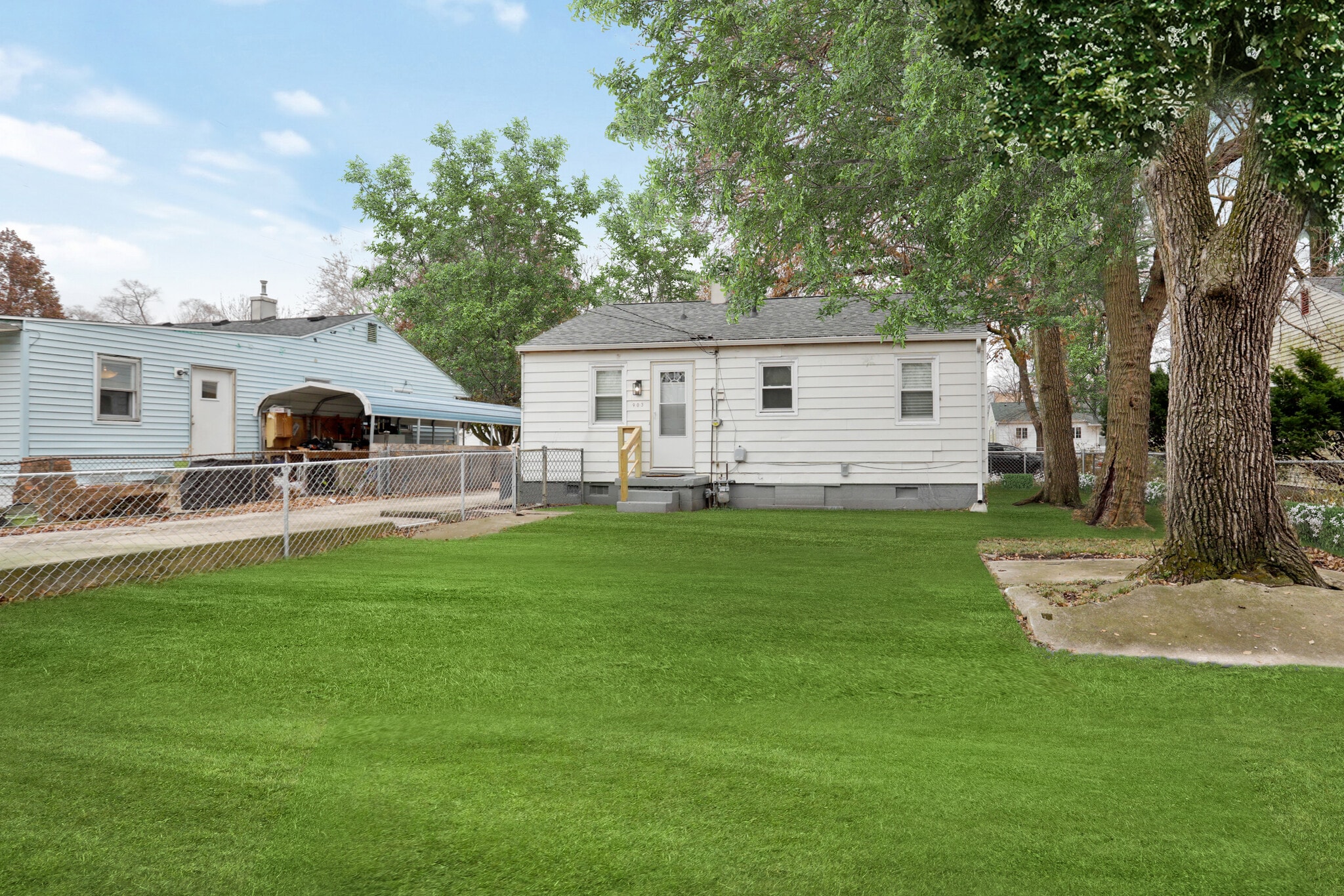 Fenced in backyard for your Doggo! - 903 N Gregory St