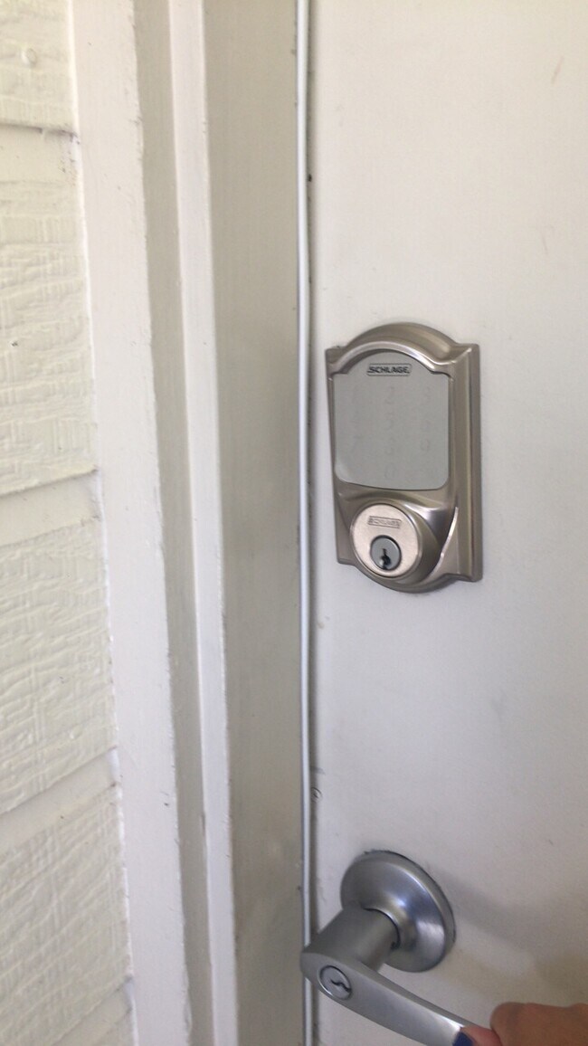 keypad access control system - 214 Meadow Ln