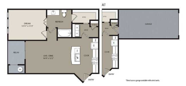 Floorplan - Westerly Apartments