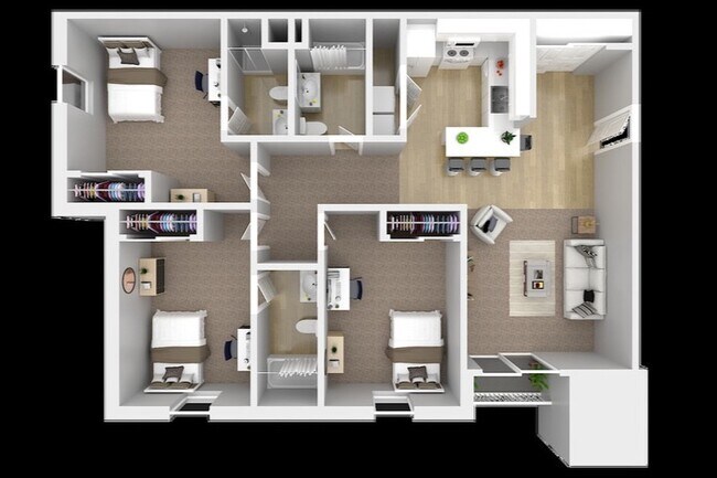 Floorplan - University Suites - Student Housing