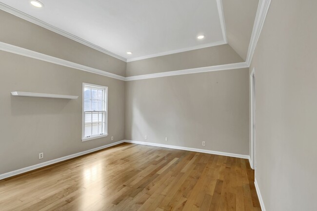 The Primary Bedroom has a lovely trey ceiling. - 153B Woodmont Blvd