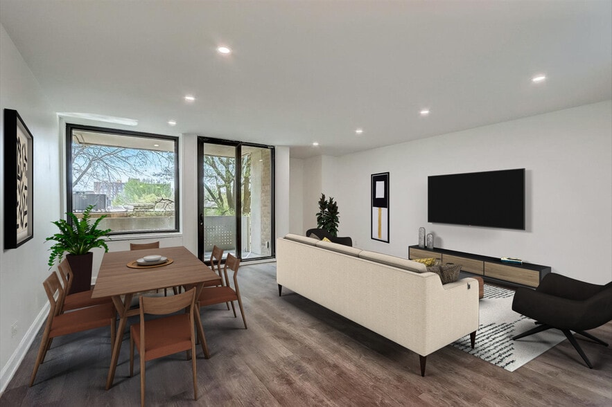 Living - Dining Area - 240 M St SW