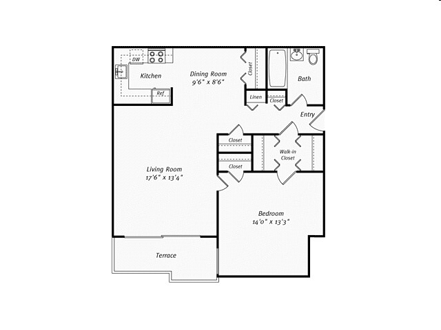 1BR/1BA - Avalon Sunset Towers