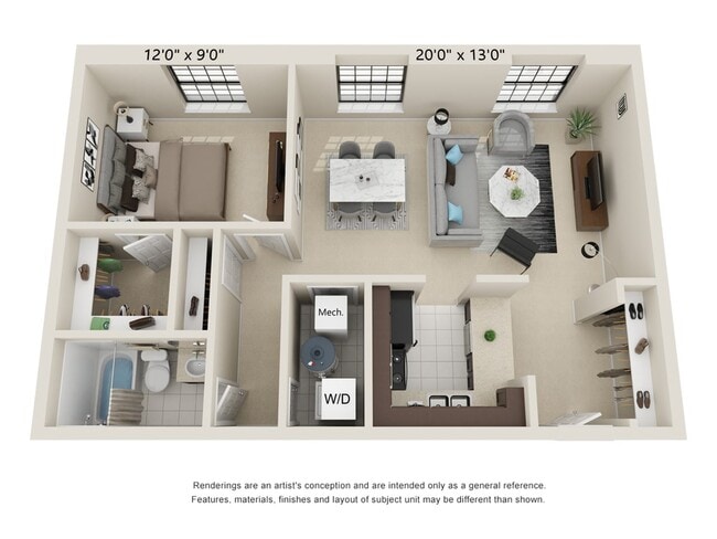 1 Bed 1 Bath - Shockoe Center