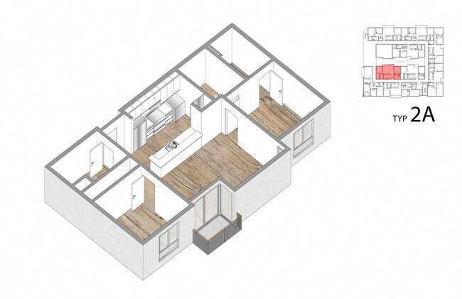 Floorplan - Lido Apartments - 1532 Brockton Ave