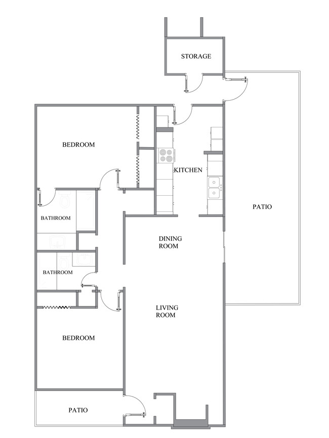 Floorplan - Carrington Townhomes