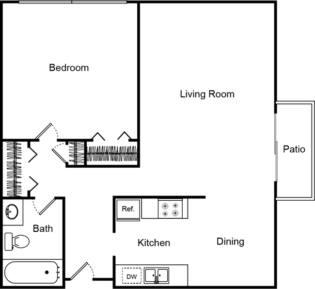 Floorplan - Avenue Two Apartments