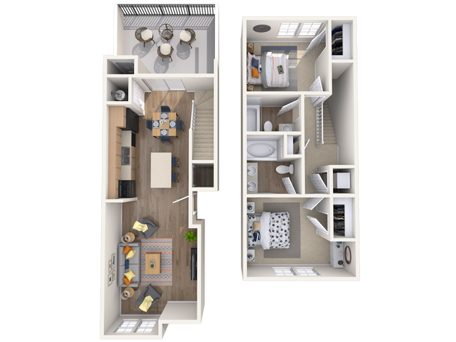 Floorplan - Lake Vista Apartments