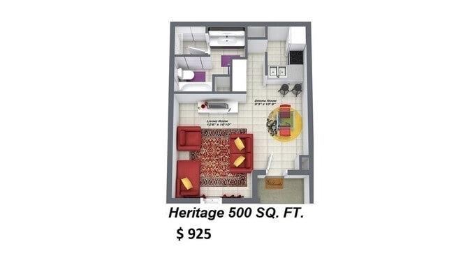 Floorplan - Sedgefield Apartments