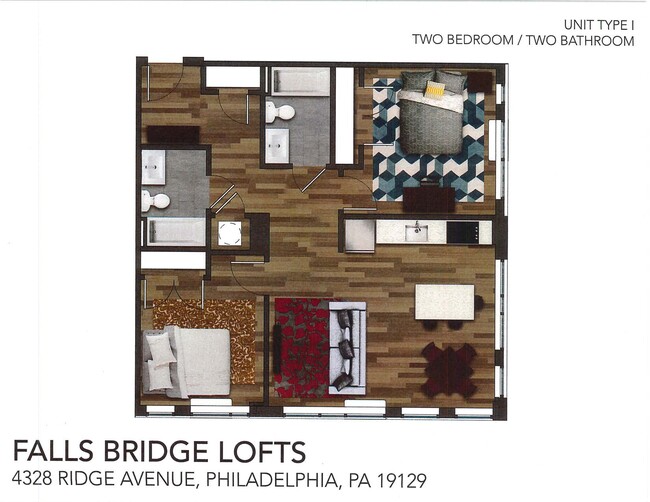 Floorplan - Falls Bridge Lofts