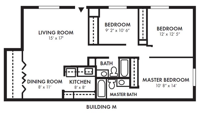 3BR/2BA - Park City Apartments