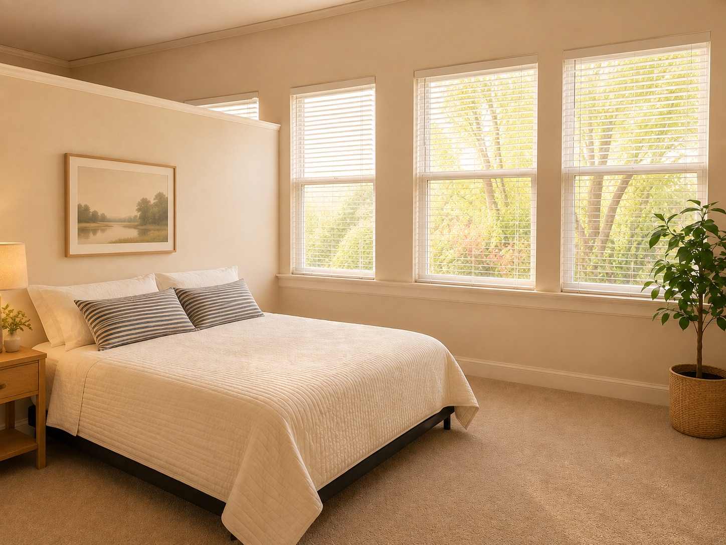 Extra Large Bedroom with Lots of Natural Light. View of Trees from Every Window - 2971 Mumbarto Ave