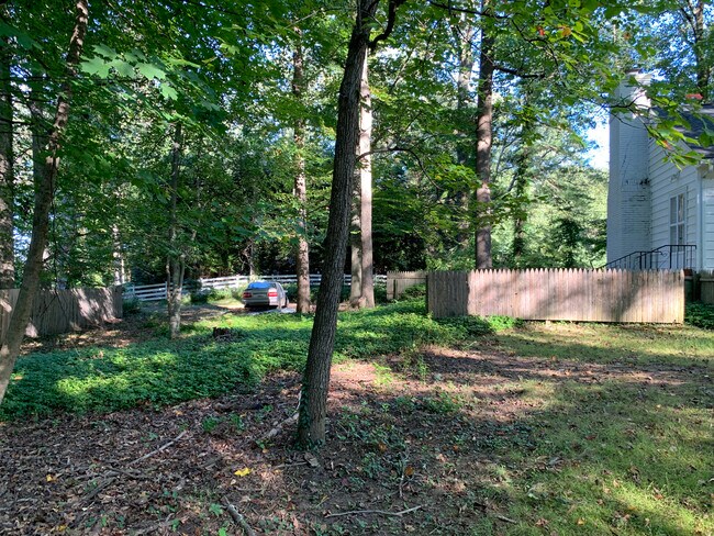 Back of house with fenced area - 5 Cliffholme Rd
