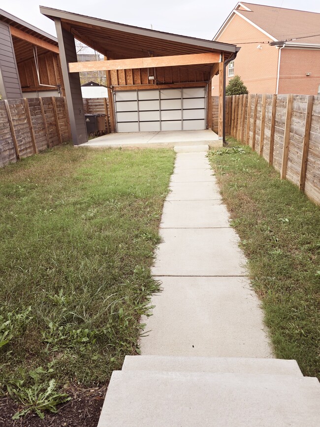 Double Parking Space and Large Fenced Back Yard (with Side Access Gate) - 2016 Clifton Ave