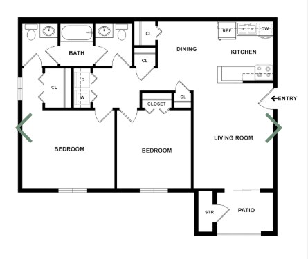 Interior Photo - Mallside Forest Apartments