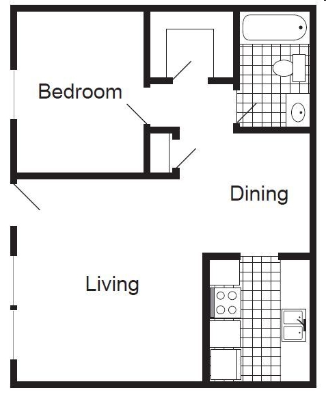 1BR/1BA - Parque De Oro