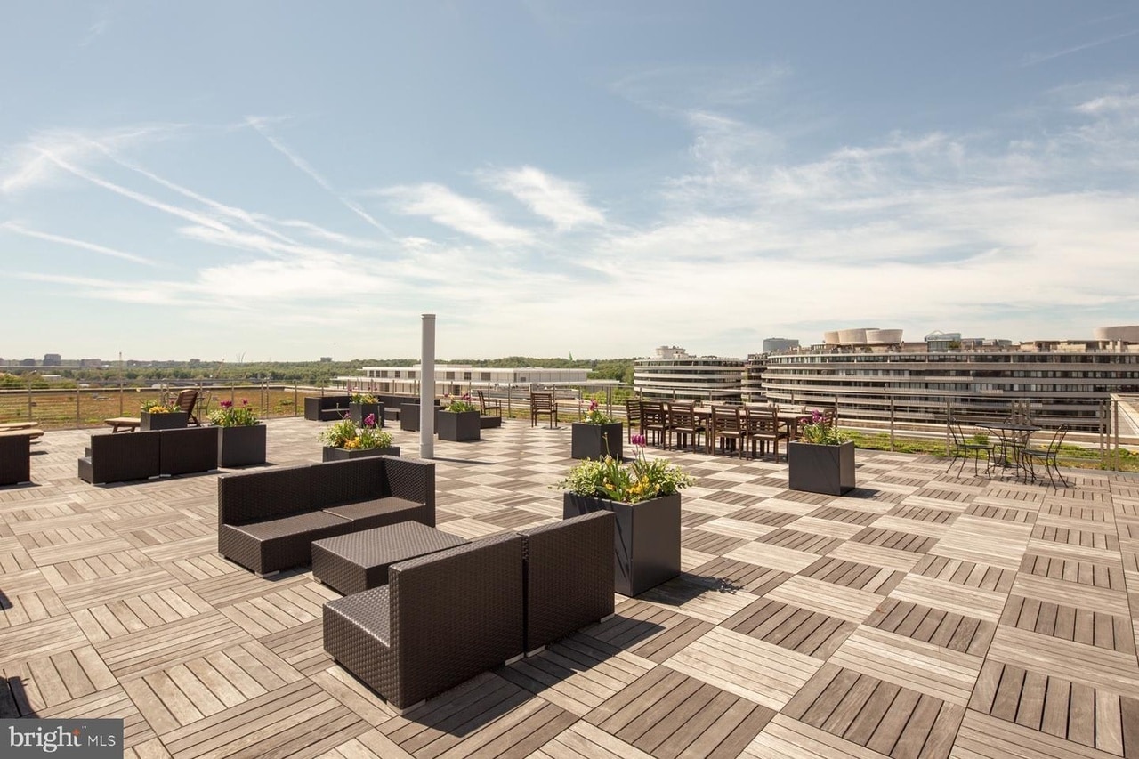 View from rooftop - looking west - 2475 Virginia Ave NW