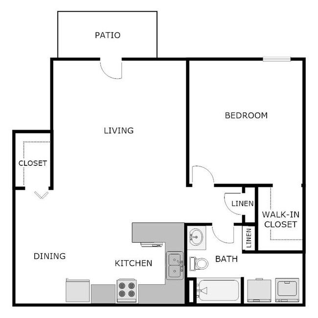 Floorplan - Cedar Creek Apartments