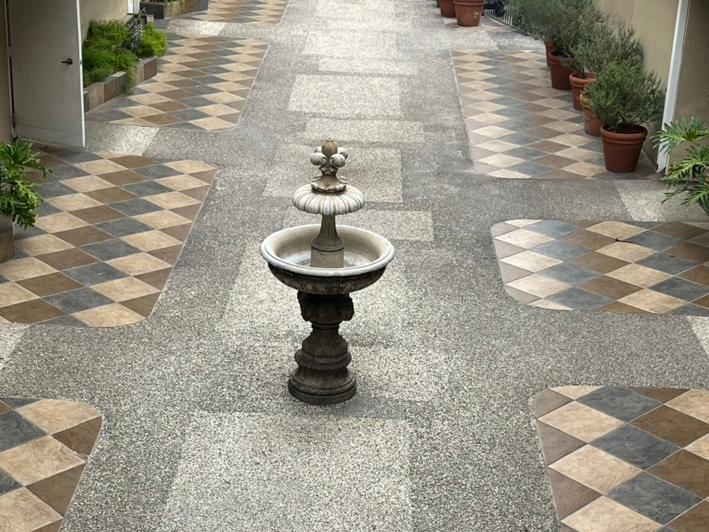 Courtyard Fountain - 11646 Chenault St