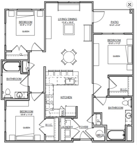 Floorplan - Creekside at Adamsville Place