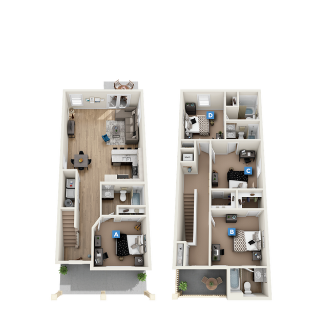 D5: 4BD | 4BA | 2000 SF - The Retreat at Tampa