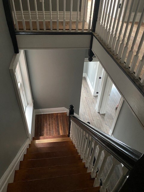 Stairwell looking onto 2nd floor - 1468 S 2nd St