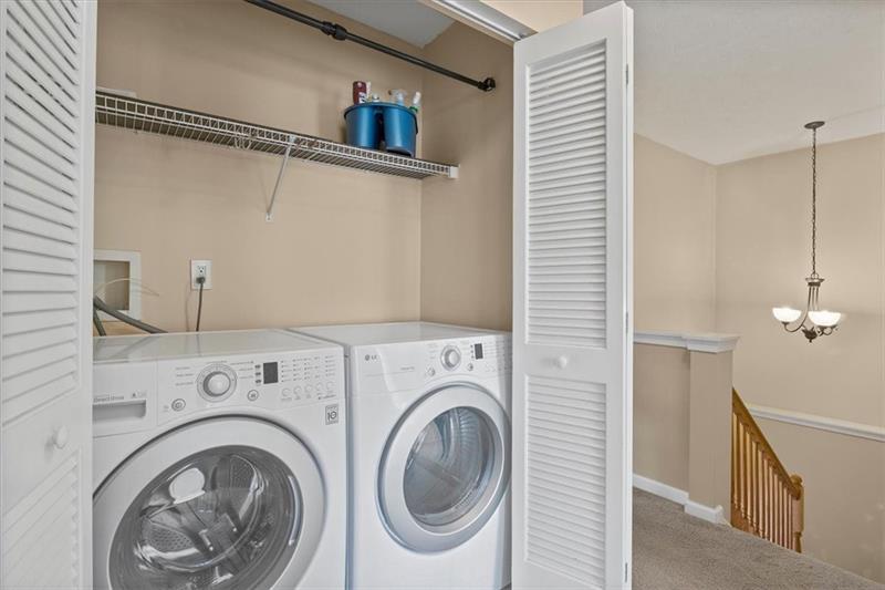 Second floor laundry - 6330 Oyster Bay Ct