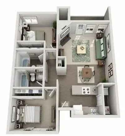 Floorplan - Township Apartments