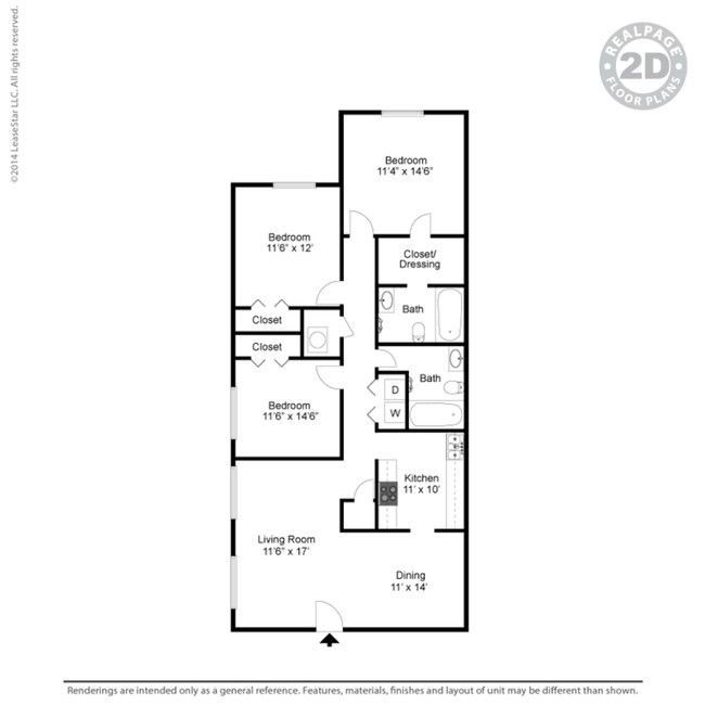 3BR/2BA - Patriot Place Apartments