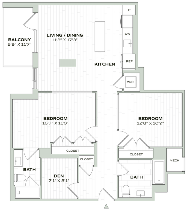 Floorplan - Alula at Bridge District