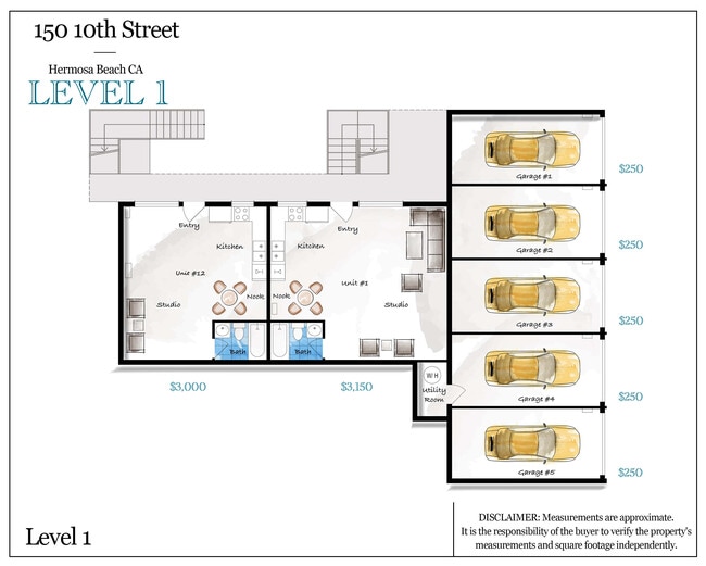 Floorplan - Sea Skiff Apartments – Best Ocean View in Hermosa Beach