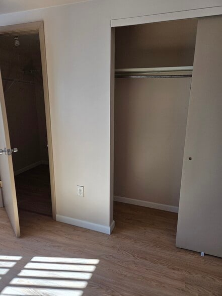 Two closets in the huge master bedroom - 496 Mercer Rd