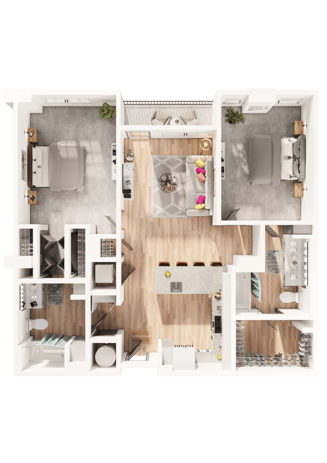 Floorplan - Arapahoe Square Apartments