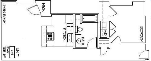 1BR/1BA - San Regis Apartments
