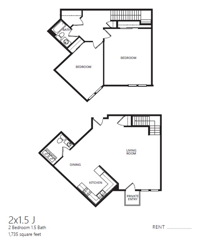 Floorplan - Heritage Village Apartments