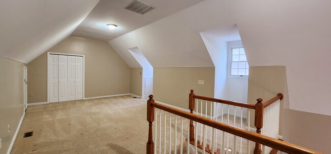 Loft with storage space on each side above master bedroom - 13 Steeple Ct