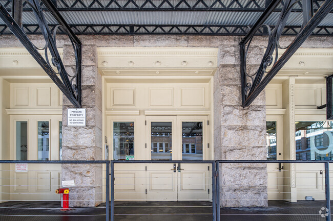 Exterior Building View: 169 Hudson St - Manhattan NY -Entrance - The Roebling Building