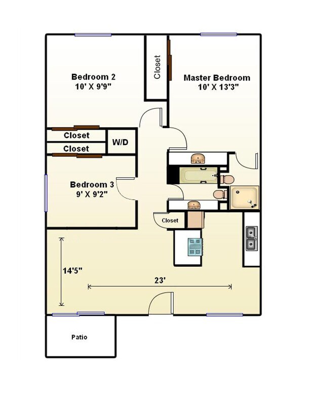 Floorplan - Stadium Village Apartments
