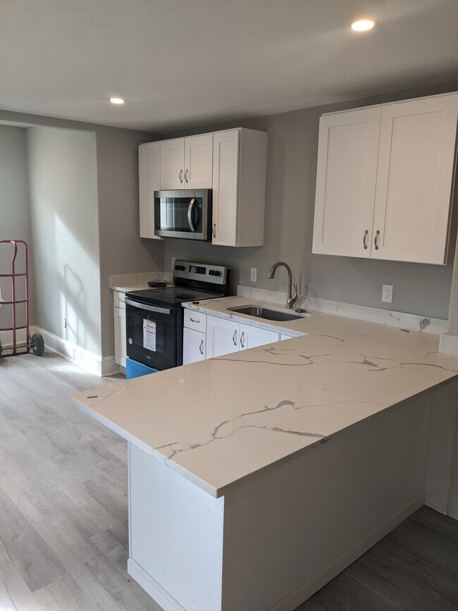 Quartz counters and SS appliances - 62 Fruit Street Ext