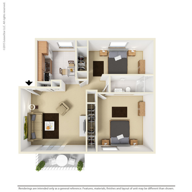 Floorplan - Harrisburg Square Apartments