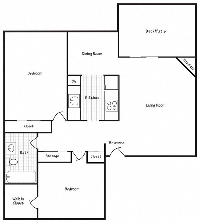 Floorplan - Royal Oaks Apartments