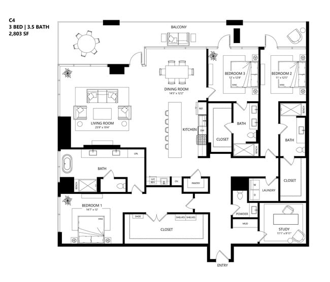 Floorplan - Bosque Residences