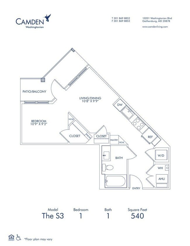 Floorplan - Camden Washingtonian