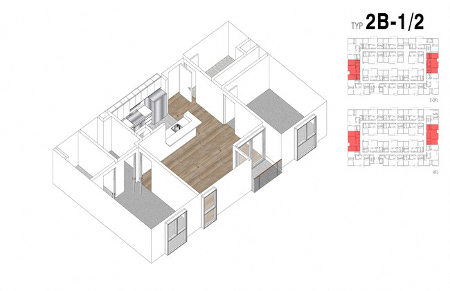 Floorplan - Lido Apartments - 4847 Oakwood