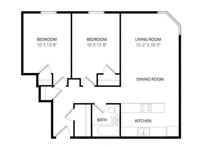 Floorplan - Mendenhall Tower