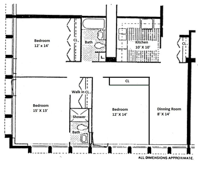 Floor Plan - 1400 E 55th Pl