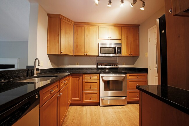 Building Photo - Updated top floor 2br with vaulted ceilings, two balconies and treed views!