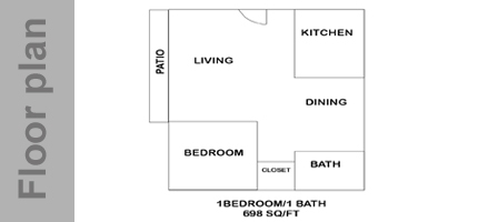 1BR/1BA - La Jolla Apartments