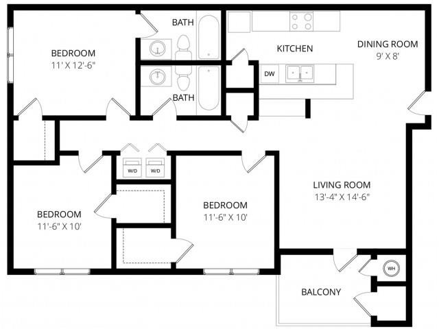 Floorplan - Legends at River Oaks