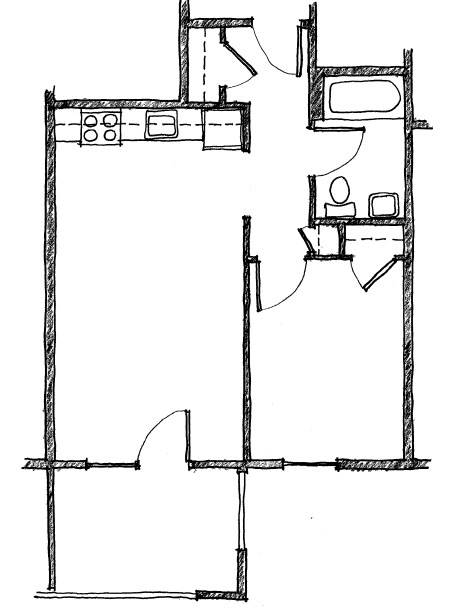 1BR/1BA - The Equinox